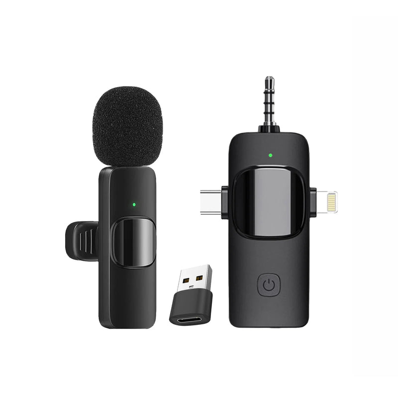 Microfone de lapela sem fio KZM-LP100