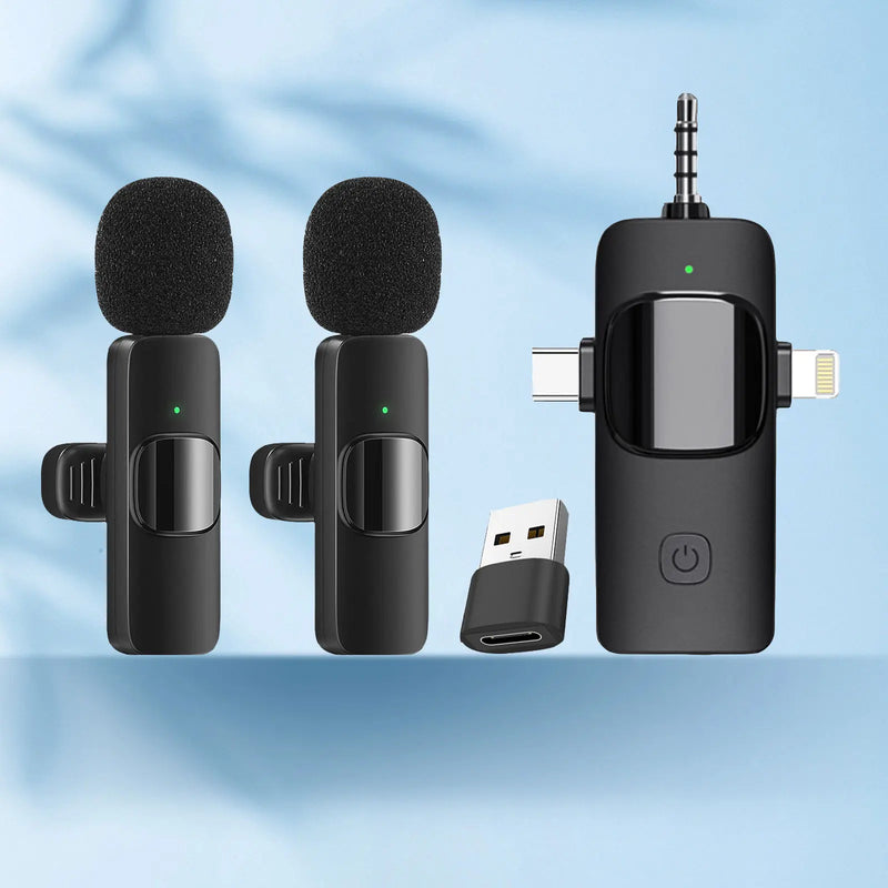 Microfone de lapela sem fio KZM-LP100