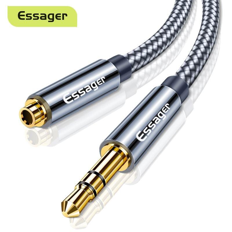 Cabo Extensão Estéreo para Fones de Ouvido P2-P2 Essager