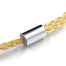 Cabo KZ 8 Núcleos Banhado a Ouro