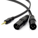 Cabo Split Xlr Macho para P2 Estéreo M-Vave